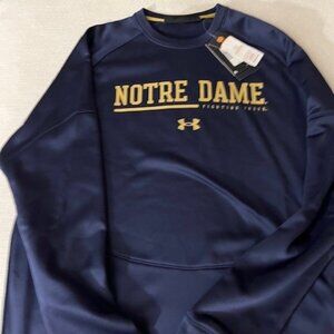 NWT Under Armour Norte Dame Crew Sweat Shirt
